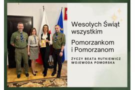 <b> ŻYCZENIA ŚWIĄTECZNE od WOJEWODY POMORSKIEGO </b>