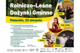 <b> GM. CZERSK. Rolniczo-Leśne Dożynki Gminne w Malachinie. Zobacz, kto wystąpi na scenie (PROGRAM)</b>