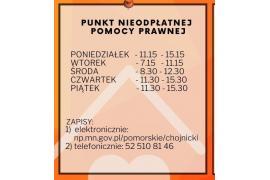 <b>GM. CZERSK. Nieodpłatna pomoc prawna cieszy się ogromnym powodzeniem</b>