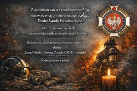 <b>KONDOLENCJE od Zarządu Miejsko-Gminnego Związku OSP RP w Czersku</b>
