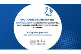 <b>CZERSK. Spotkanie informacyjne - Osiedle Starogardzkie (KOMUNIKAT)</b>
