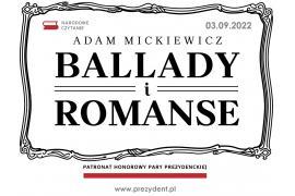 <b>GM. CZERSK. Wyniki QUIZU Adam Mickiewicz `Ballady i romanse` NARODOWE CZYTANIE</b>