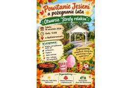 <b> GM. CZERSK. Otwarcie strefy relaksu, pożegnanie lata. Zaproszenie</b>