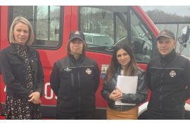 <b>GM. CZERSK. Czujki trafiają do mieszkańców Gminy Czersk (ZDJĘCIA)</b>