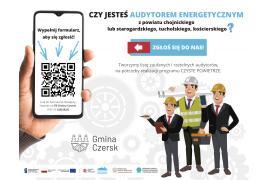 <b> GM. CZERSK. Poszukiwani audytorzy energetyczni na potrzeby realizacji programu CZYSTE POWIETRZE</b>