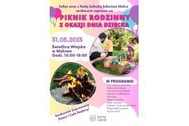 <b>GM. CZERSK. PIKNIK Z OKAZJI DNIA DZIECKA - MOKRE. ZAPRASZAMY! (PROGRAM)</b>