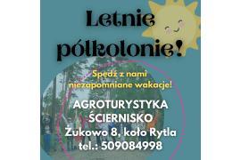 <b> Zapraszamy na letnie półkolonie na Ściernisku! </b>