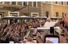 <b>CZERSK. Młodzież z parafii Czersk i Zblewo miała okazję zobaczyć Papieża Leona XIV (WIDEO)</b>