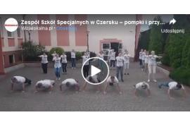 <b>Zespół Szkół Specjalnych w Czersku i PS i SP nr 2 w Czersku – robią pompki<br> i przysiady</b>