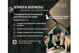 <b>GM. CZERSK. Strefa biznesu - spotkanie z przedsiębiorcami. ZAPROSZENIE (PROGRAM) </b>