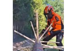 <b>GM. CZERSK. Kamil Szarmach przygotowuje się do Mistrzostw Polski – zobacz film: okrzesywanie (WIDEO)</b>