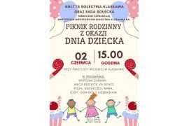 <b> GM. CZERSK. Dzień Dziecka w Klaskawie (PROGRAM) </b>