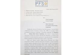 <b> POW. CHOJNICKI. Radny wykluczony z PFS (TREŚĆ PISMA) </b>