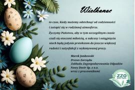 <b>ŻYCZENIA WIELKANOCNE od ZZO Nowy Dwór Sp. z o.o. </b>