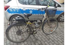 <b>Policja szuka właściciela roweru <br>z silnikiem</b>